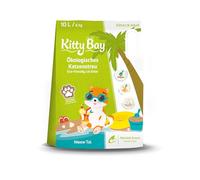 KittyBay - Meow Tai - Litière écologique pour chats, agglomérante et sans poussière, manioc brun, 10 litres