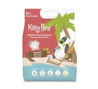 KittyBay - Meowtini - Litière écologique pour chats, agglomérant et sans poussière, manioc blanc, 10 litres