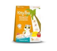 KittyBay - Pawperol Spritz - Litière écologique pour chats, agglomérante et sans poussière, tofu et manioc, 10 litres