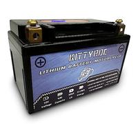KITTYROC 12V 4Ah 300A Batterie de moto au lithium,batterie de démarrage du moteur LiFePO4 avec BMS,batterie de remplacement pour tondeuse à gazon,jet ski,motoneige,4WD,tracteur, scooter et générateur