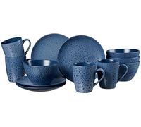 Kitwe Service de petit-déjeuner 12 pièces Bleu