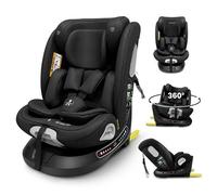 KITYTETY i-Size Siège Auto ISOFIX 40-150 cm de la naissance à 12 ans (0-36 kg) ECE R129 Gr 0+/1/2/3 LATCH SIP Protection Noir