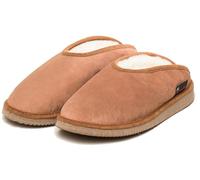 kitz-pichler Chaussons Fatima en peau d'agneau pour homme et femme - Pantoufles avec doublure en peau d'agneau véritable - Pantoufles chaudes en peau d'agneau - Commandez une taille au-dessus de votre