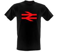 KIU688DXCC British Rail Logo Retro We're Getting There! 100% Cotton t-Shirt Gift Small
