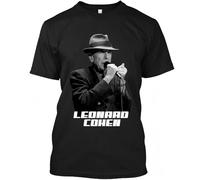 KIU688DXCC Leonard Cohen Canadian Singer Musician Retro Art Logo T Shirt