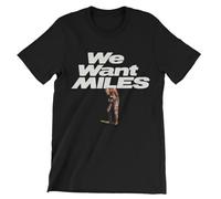KIU688DXCC Miles Davis We Want Miles T-Shirt Jazz Trumpet Legend Sketches in Spain Brew LP