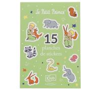 KIUB 15 Planches de Stickers Autocollants Le Petit Prince, Animaux (10x15cm)