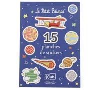 KIUB 15 Planches de Stickers Autocollants Le Petit Prince, Planètes (10x15cm)