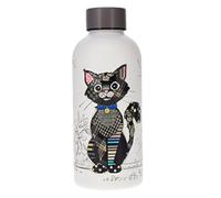 KIUB : Bouteille Inox Isotherme 400ml Chat Noir
