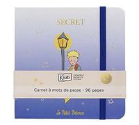 KIUB Carnet à mots de passe Le Petit Prince sur une étoile (11,5x11,5cm)