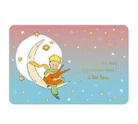 KIUB Carte postale Le Petit Prince et le Renard assis sur la lune (15x10cm)