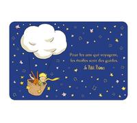 KIUB Carte postale Le Petit Prince et Renard en montgolfière de nuages (15x10cm)