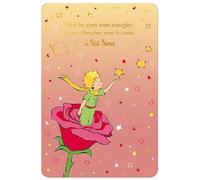 KIUB Carte postale Le Petit Prince sur la Rose cherche des étoiles (10x15cm)