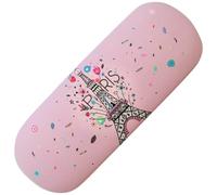 KIUB Etui à lunettes rigide - motif Paris Tour Eiffel en fleurs comme un bouquet