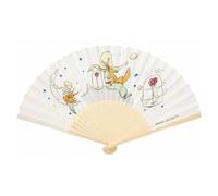 KIUB Éventail Le Petit Prince décoratif et Utilitaire (Blanc)