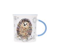 KIUB Mug avec des animaux - motif jeune hérisson qui s'émerveille à l'arrivée du printemps - matière porcelaine fine - contenance 320ML