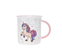 KIUB Mug avec des animaux - motif licorne qui danse - matière porcelaine fine - contenance 320ML