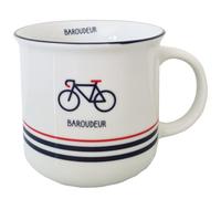 KIUB - MUG TIMBALE 420 ML + Boite Cadeau Ouverte pour Lui BAROUDEUR