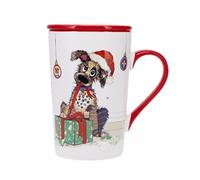 KIUB : Mug Tisaniere XL Conique Mat 435ml Kooks Noel Chien