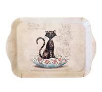 Mini plateau rectangulaire le Chat noir - En mélamine