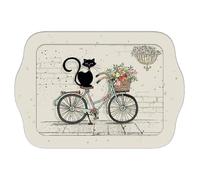 KIUB - PME01A06 - PETIT PLATEAU DE SERVICE INDIVIDUEL BUG ARTS CHAT CYCLISTE