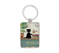 KIUB - Porte clé avec des chats - Chaton sur un bureau - collection BUG ART