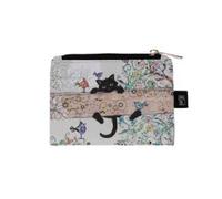 KIUB - Porte Monnaie 10 x 14 CM Bug Art Chaton Branche
