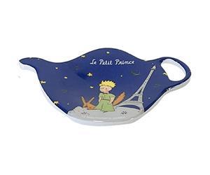 KIUB - Repose Sachet de thé - Motif Petit Prince à Paris Debout avec Son Renard et près de la Tour Eiffel - mélamine de qualité