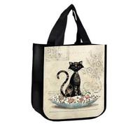 KIUB - Sac Cabas Bug Art AMYS Chat sur Coussin