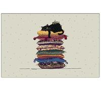 KIUB : Set de Table Bug Art Chat sur des Coussins 43x28cm