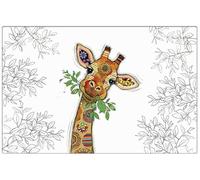KIUB : Set de Table Kook Girafe 43x28cm