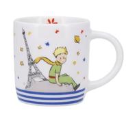 KIUB Tasse à café expresso en porcelaine (Le Petit Prince, Tour Eiffel, étoiles)