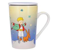 KIUB Tasse à thé XL en porcelaine avec filtre Le Petit Prince en habit de prince