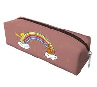 KIUB Trousse Scolaire Enfants - Motif Petit Prince Jouant avec Les Couleurs de l'arc en Ciel - Dimensions 19 * 6 * 6 CM