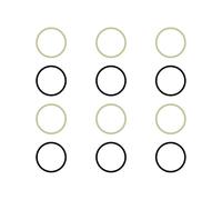 Kiuiom 12 Pieces Joystick Protective Ring,Anneau De Protection Invisible De Joystick,Invisible Joystick Protective Ring,Elasticated Game Controller Protective Sleeve,Compatible Steam Deck PS5,PS4,PRO
