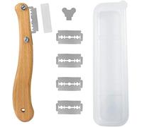 Kiuiom Boulanger Slashing Outil,Lame a Pain,Couteau à Pain,Lame Boulanger avec 5 Acier Inoxydable Lames pour DIY Graver des Motifs de Pain Pâte et Bretzel Outil de Coupe de Pain
