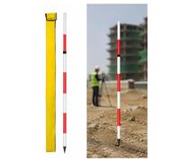KIUUY55 Poteau d'enquête télescopique en aluminium 2/3/5M | Alliage d'aluminium léger et robuste, for des relevés de construction et des mesures techniques précis.(1.3-3meter)