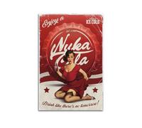 KIUYGPPJ Poster de jeu Fallout 4 New Vegas - Impression sur toile - Décoration murale moderne pour chambre à coucher - 60 x 90 cm