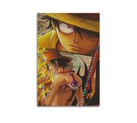 KIUYGPPJ Poster décoratif sur toile One Piece Monkey Anime - Impression d'art moderne pour chambre à coucher - 40 x 60 cm