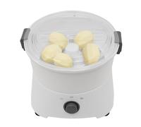 KIUYTQQ Éplucheur de Pommes de Terre électrique Automatique, essoreuse à Commande par Un Seul Bouton pour éplucher Rapidement Les légumes en Cuisine, Base antidérapante, Conception légère et Durable
