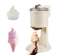 KIUYTQQ Machine à Glace à l'italienne, yaourtière de comptoir 1000 ML, Distributeur de Desserts glacés Semi-Automatique pour la Cuisine, Design Compact