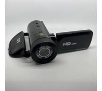 Kivivaka 16MP numérique avec microphone externe, zoom numérique 16x, 1080p | Enregistrement vidéo, prend en charge une carte de 128 Go, pour vlogging compact en famille, voyages et événements (pour noir