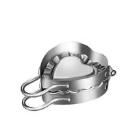 Kivivaka 304 pour machine à raviolis en forme de cœur en acier inoxydable facile à sceller et à façonner, 18,7 x 6,8 x 1,5 cm