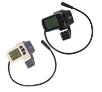Kivivaka Accélérateur d'accélérateur de scooter avec écran LCD tableau de bord pour trottinette électrique INOKIM LIGHT 2, plastique résistant à l'usure pour pièce de rechange, noir