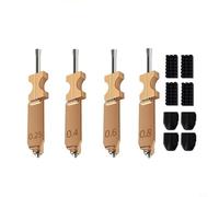 Kivivaka AD5X Lot de 2 buses à gorge chaude pour imprimante Flashforge AD5X, tête d'extrudeuse entièrement métallique jusqu'à 300 °C pour PLA ABS