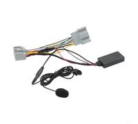 Kivivaka Adaptateur AUX 5.0 avec microphone pour Volvo C30 C70 S60 - Kit d'interface audio sans fil