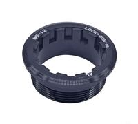 Kivivaka Anneau de verrouillage de cassette de vélo en aluminium CNC pour MicroSpline 12 vitesses, haute résistance, antirouille et anti-poussière, rouge (noir)