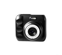 Kivivaka Appareil photo numérique compact pour enfant 1080p HD double écran ABS avec batterie de 400 mAh et fonctions photo vidéo Noir