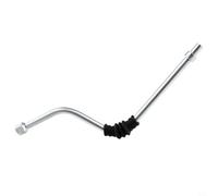 Kivivaka Baguette à vapeur améliorée pour machine à expresso Gaggia pour viva, bras vapeur de rechange en acier inoxydable, coude en caoutchouc anti-brûlure, simple ou 3 trous (1 trou)