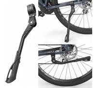 Kivivaka Béquille de vélo en alliage d'aluminium réglable en hauteur de 34 à 40 cm pour VTT et vélo de route jusqu'à 30 kg